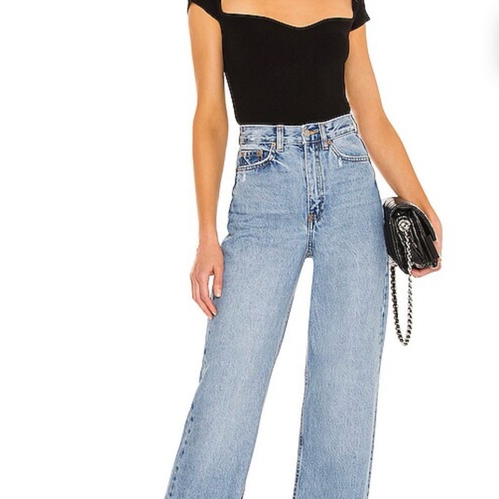ECHO WIDE LEG IN BLUE JAY
